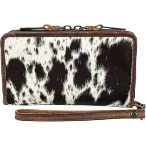 cowhide leather wallet