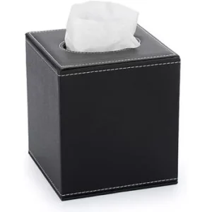 faux leather tissue box