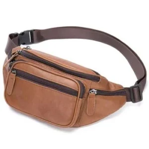 leather belt bag