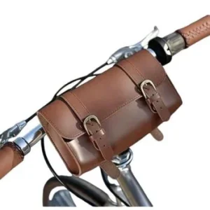 leather bike bag