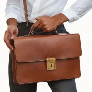 leather document bag