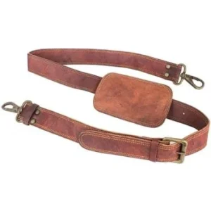 leather shoulder straps
