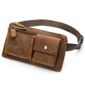 leather waist bag