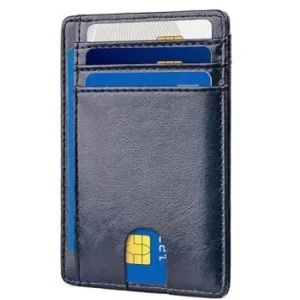 minimalist leather wallet